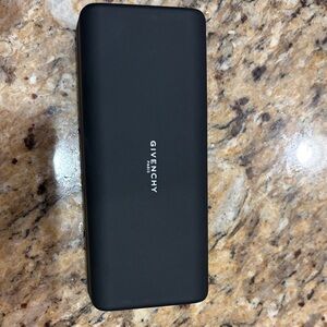 Givenchy Black Matte Eyewear Case with White Logo